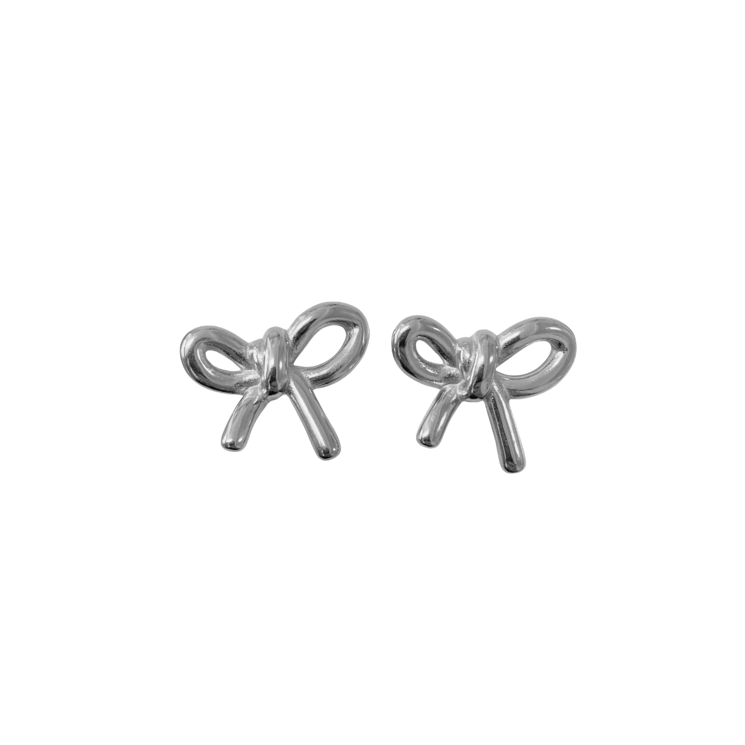 Bowtiful earrings - Silver
