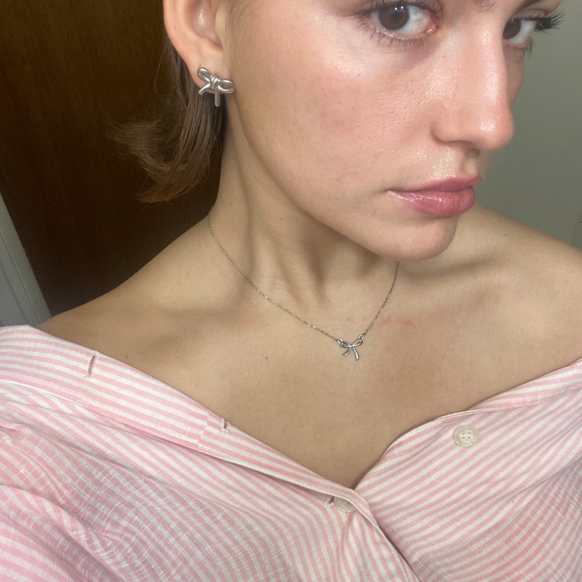 Bowtiful earrings - Silver