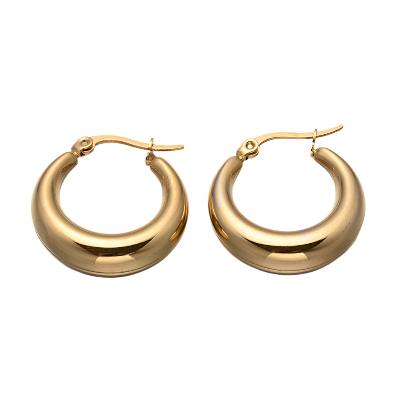 CHUNKY HOOPS - Earrings