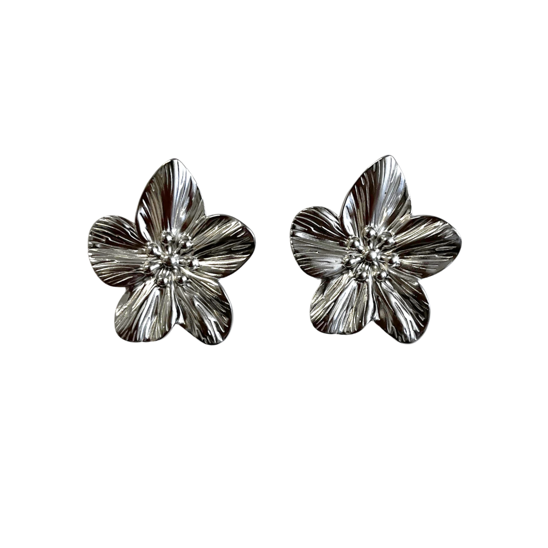 FLORA - Earrings - Argent