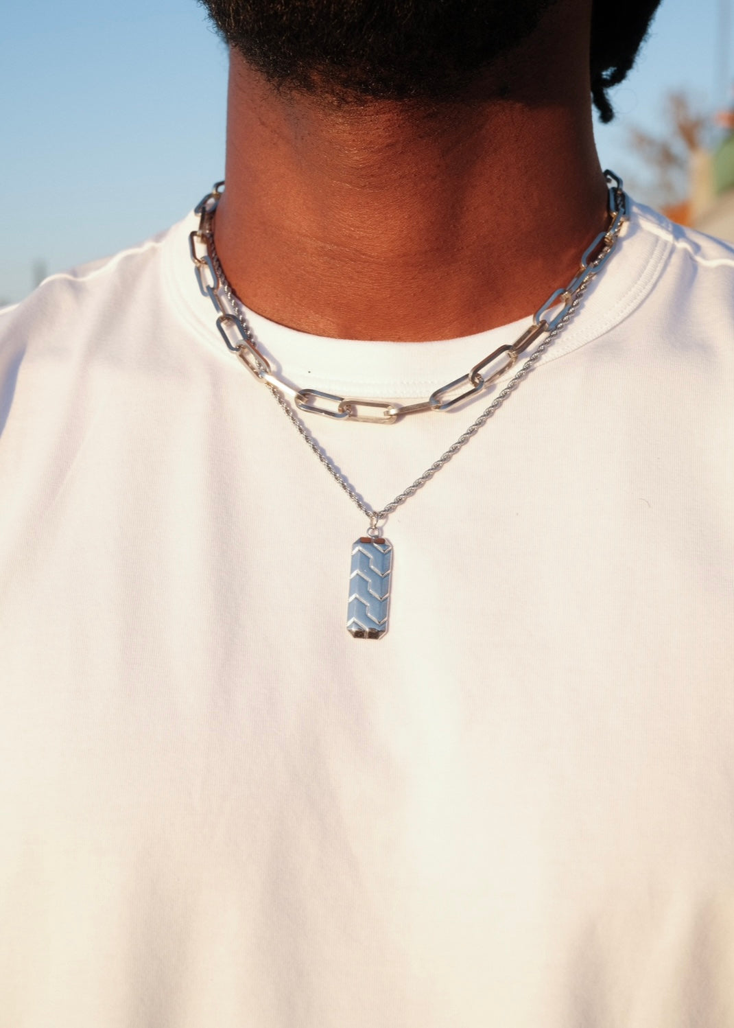 END ZONE Necklace - Silver