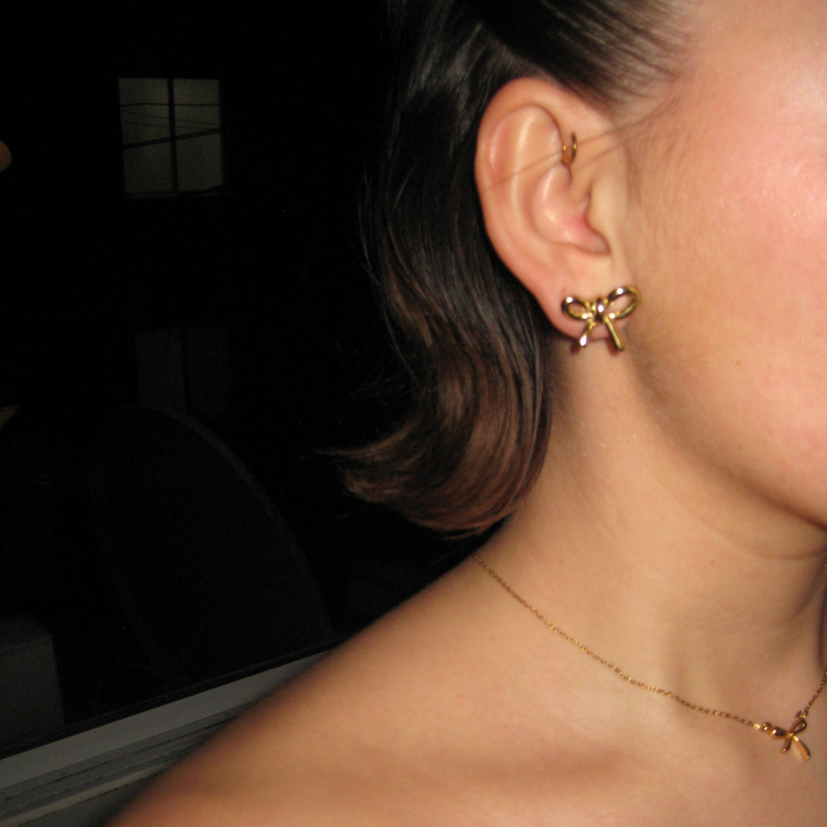 BOWTIFUL earrings - gold