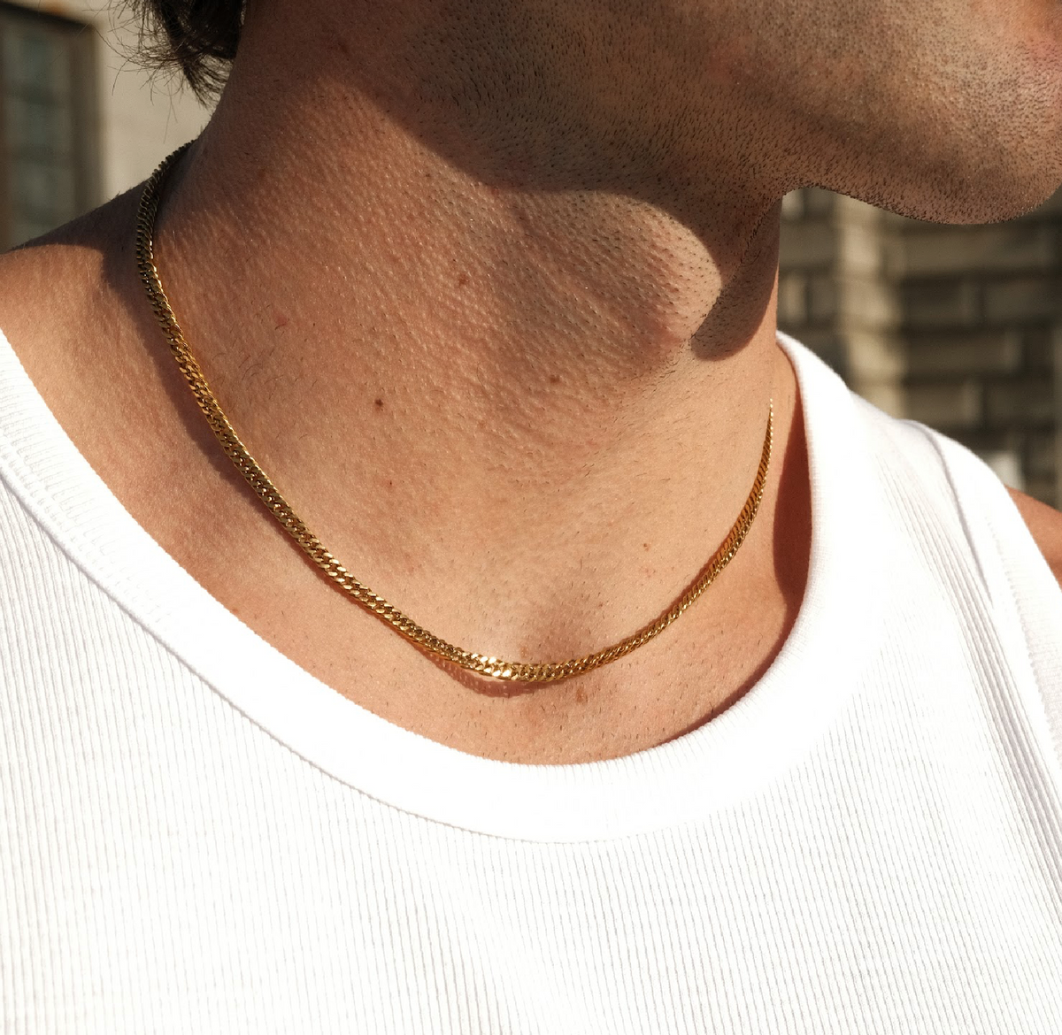 DOUBLE CUBAN - Necklace