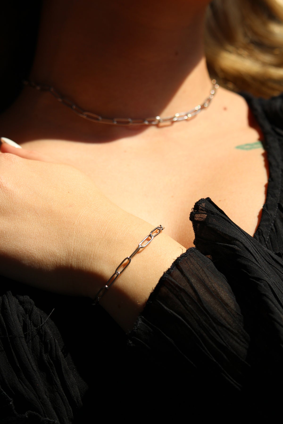 ENSEMBLE : LINK (collier + bracelet)