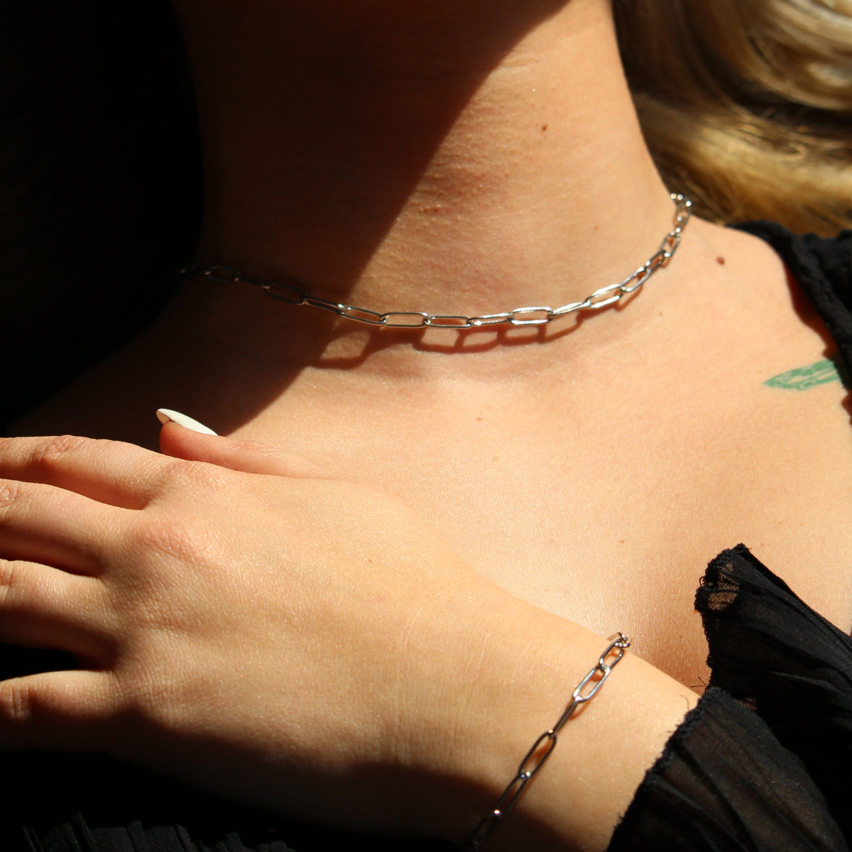 SET: LINK (necklace + bracelet)
